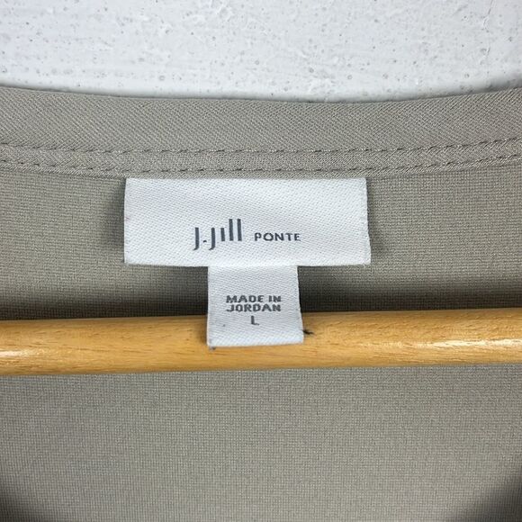 J.Jill ponte quarter sleeve tunic top - Picture 2 of 5